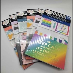 Happy Planner sticker books (6)TEACHER ADDITION